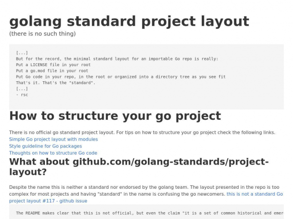 golangstandardprojectlayout.com